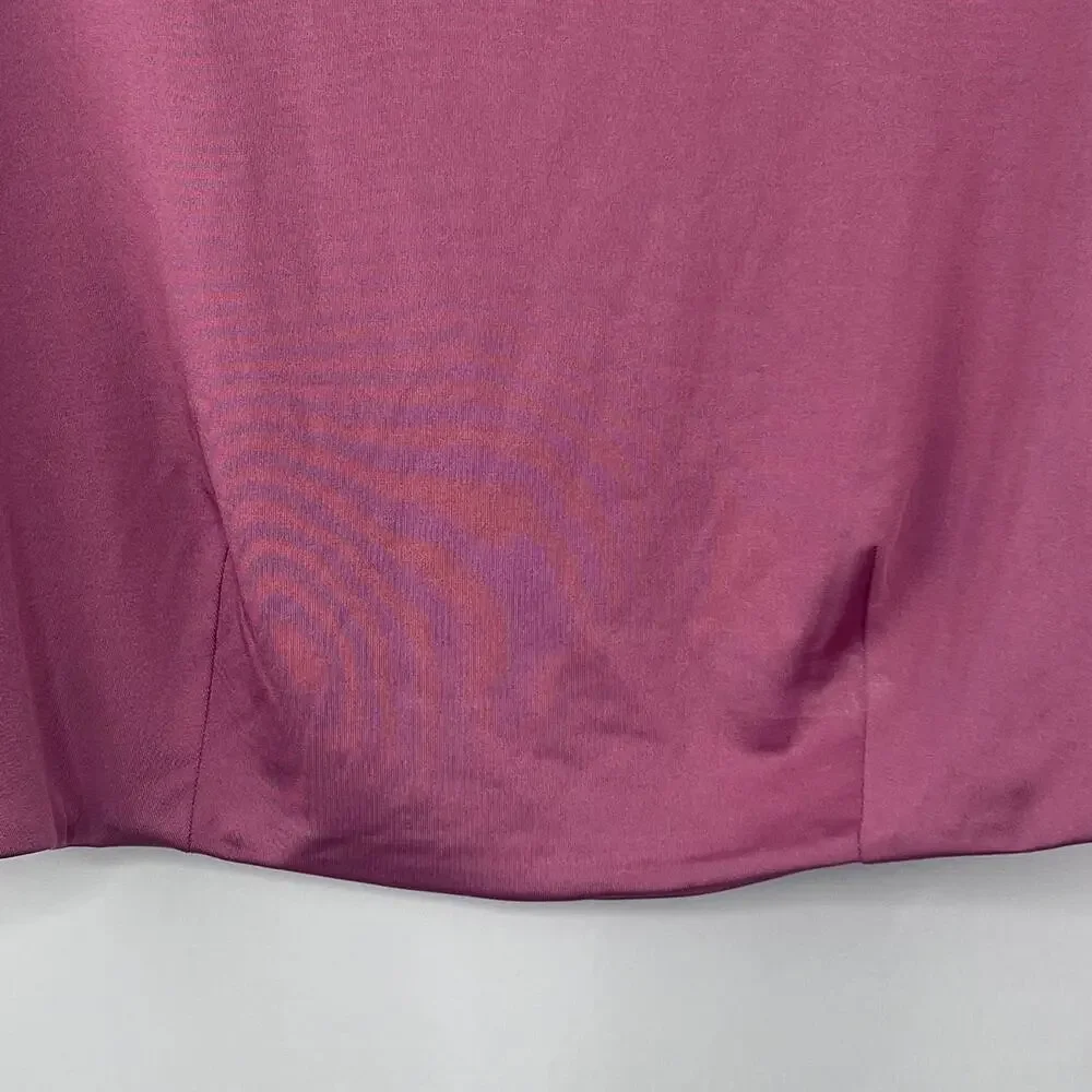 New Nina Parker Size 2X Crew Neck Pink Cropped Tank Top